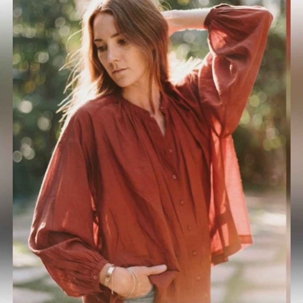 Doen, Jane Blouse in Teirra, Size Small